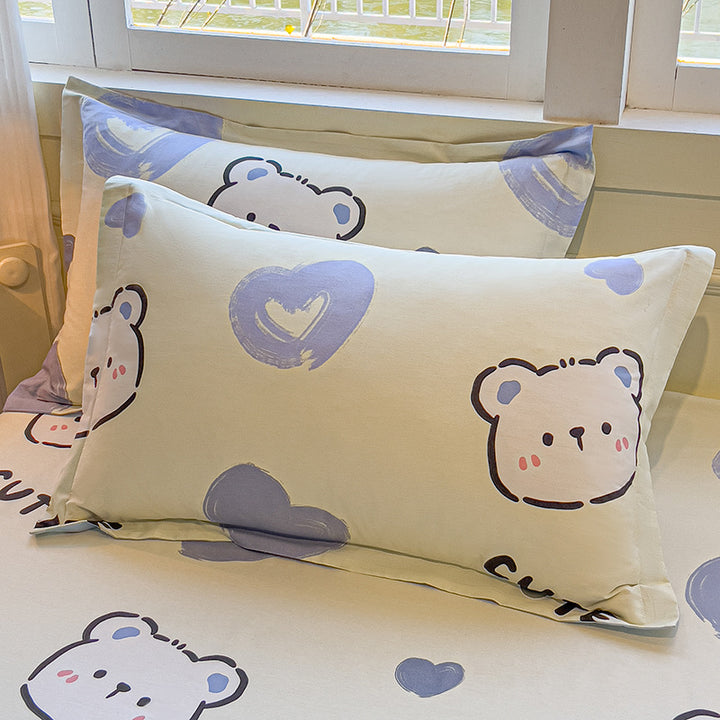 Cartoon-Themed Decorative Pillow Set