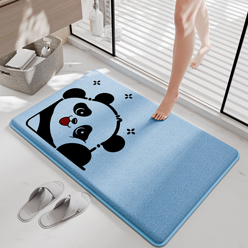 Funny Cartoon Bath Mat Stornfield