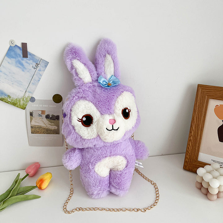 Cute Plush Animal Crossbody Bag