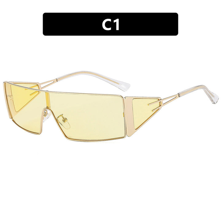 Women geometric sunglasses with futuristic design and durable frame Stornfield