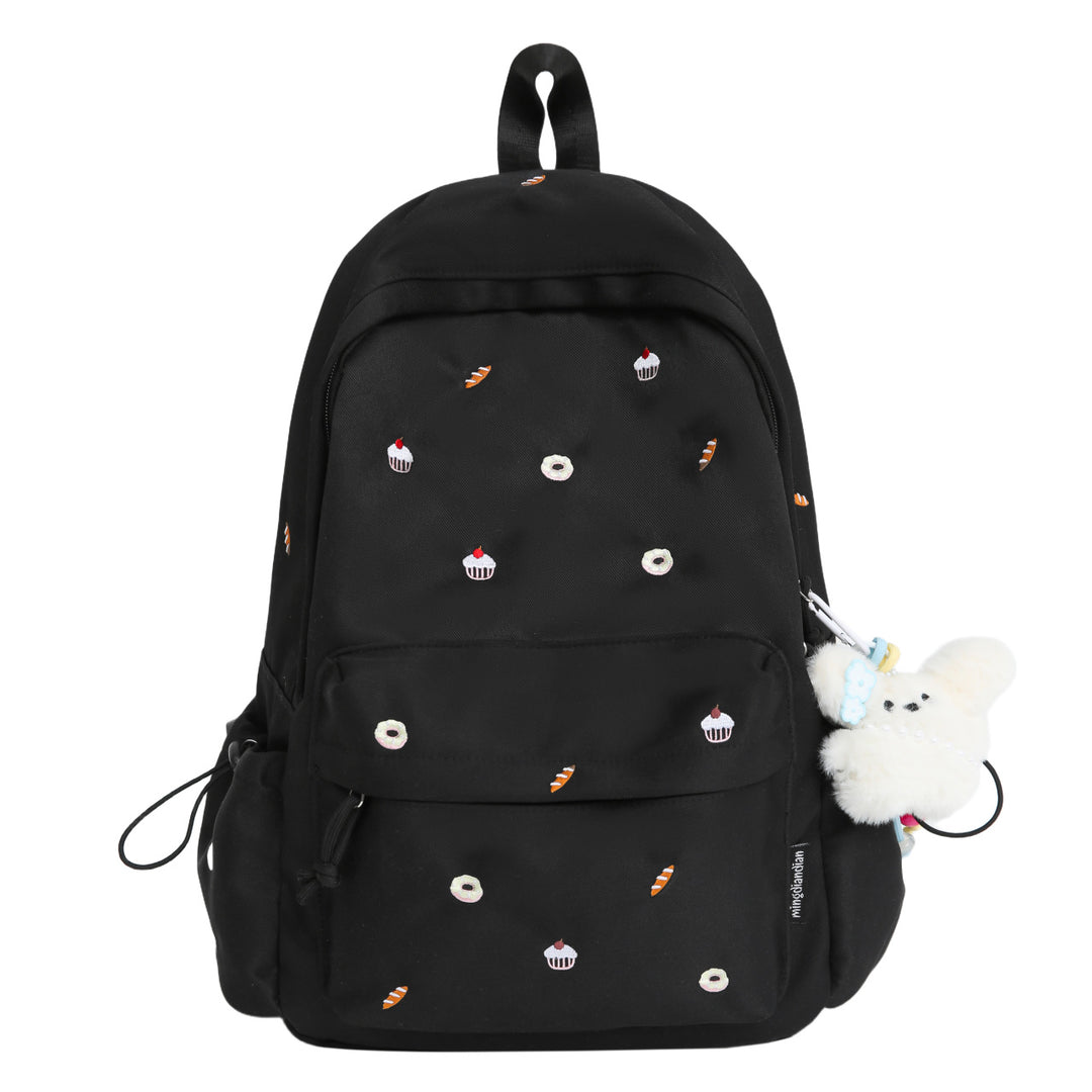 Playful backpack with unique back pattern appliqués Stornfield