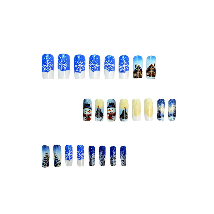 Festive Winter-Themed Nail Art Stornfield