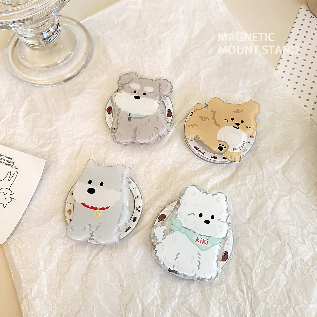 Magnetic smartphone holder in cute dog design Stornfield