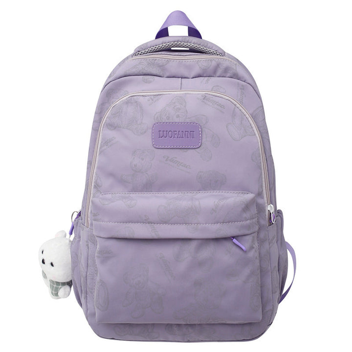 Backpack Made of Durable Nylon with Cute Bear Pattern Stornfield