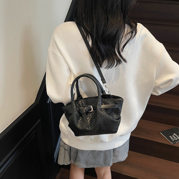 Stylish Woven Structured Handbag Stornfield