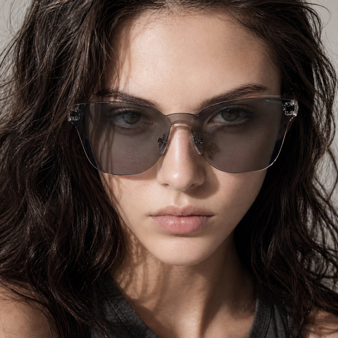 Women's Fashion Sunglasses with Unique Transparent Frame Stornfield