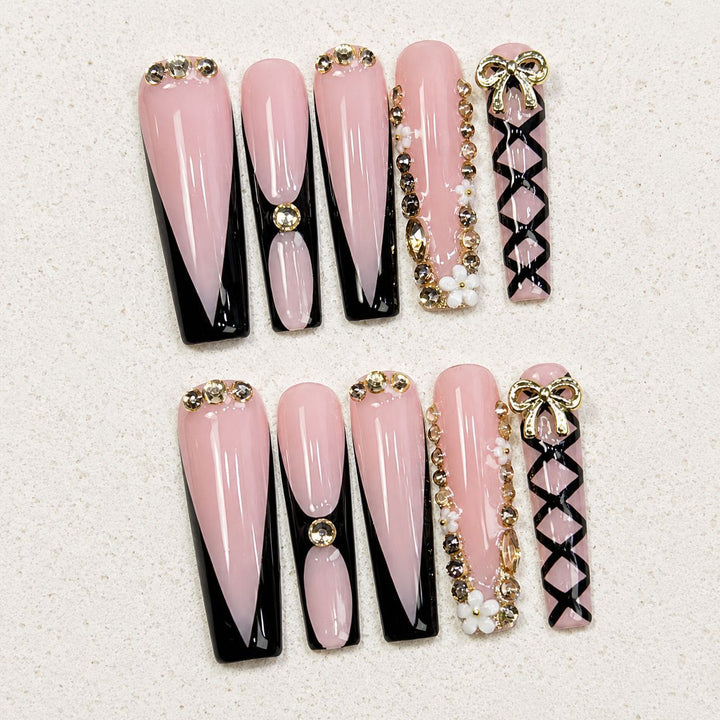 Glamorous Press-On Nail Set