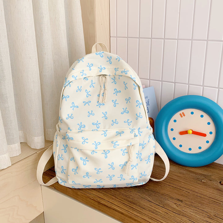 Backpack with Creative Bow Motif and Thoughtful Storage Spaces Stornfield