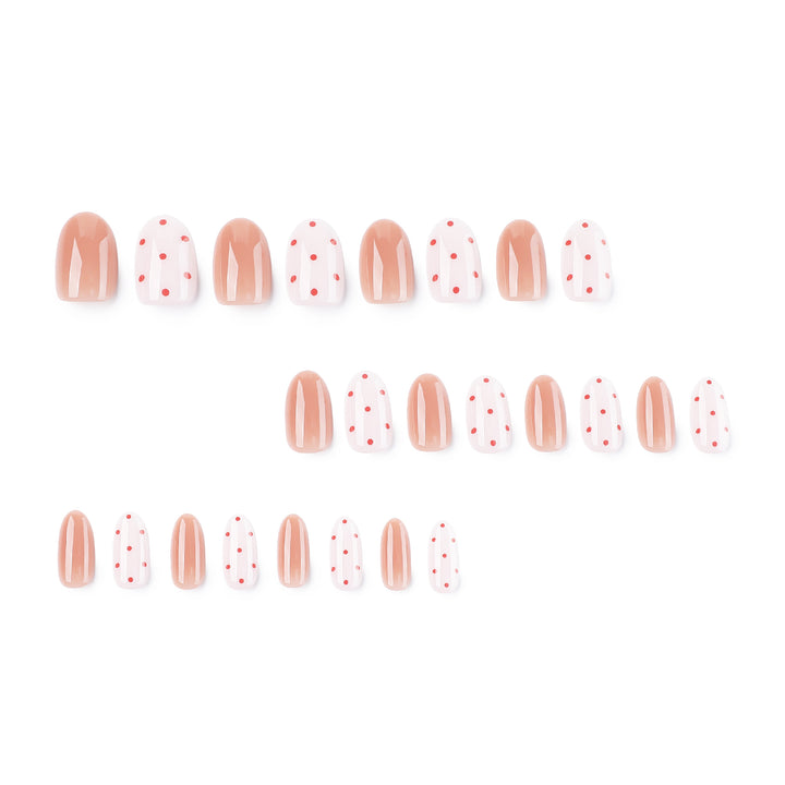 Artistic Nail Art with Delicate Dots and Gradient Stornfield