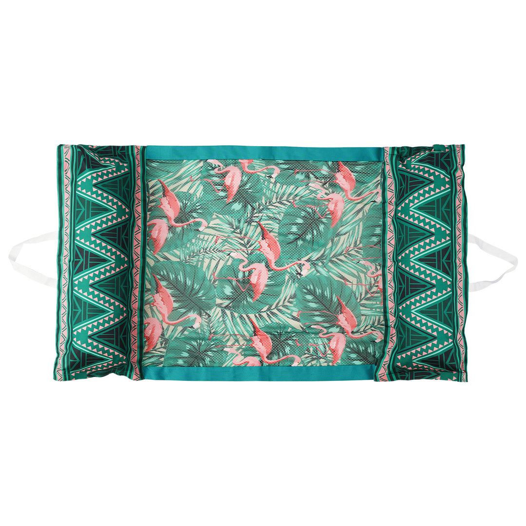 Women Inflatable Relaxation Lounge Chair with Colorful Plant Pattern Stornfield