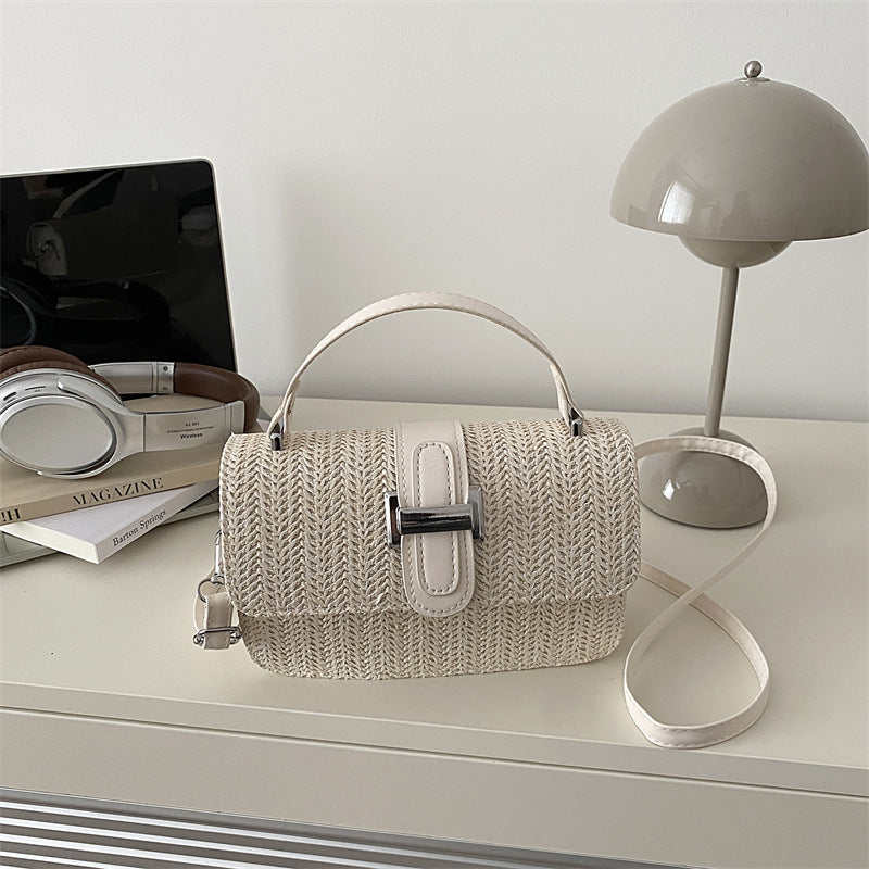 Woven Handbag with Adjustable Strap
