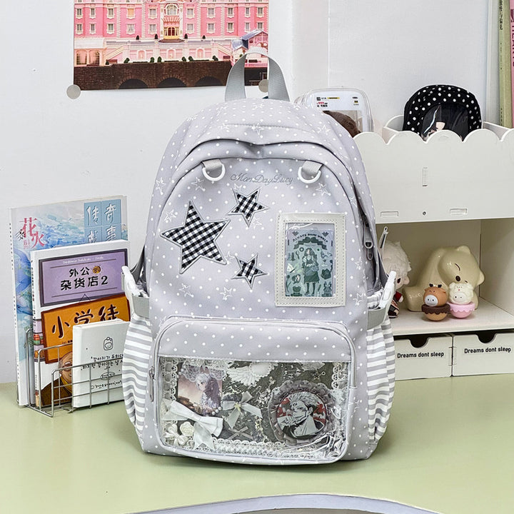 Star-Embellished Decorative Backpack Stornfield
