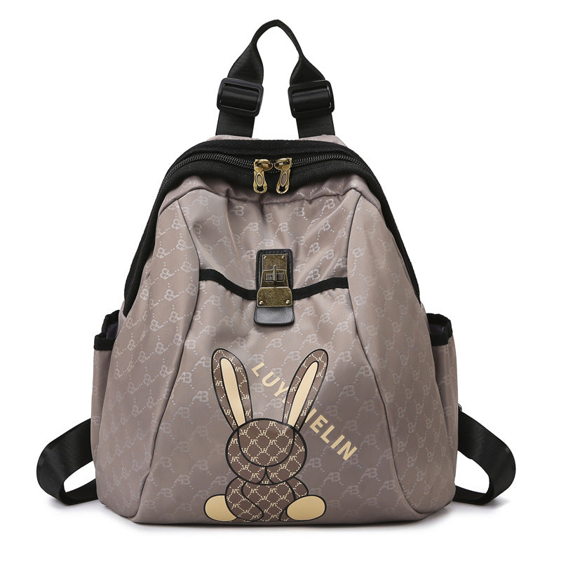 Cute Bunny Print Backpack Stornfield