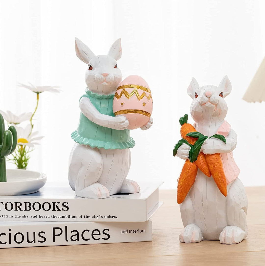 Decorative Bunny Figurine Set Stornfield