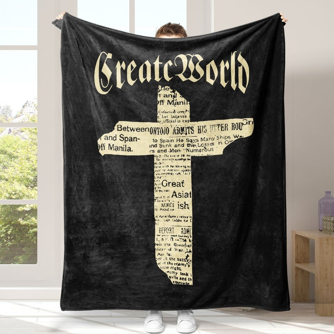 Graphic Novelty Fleece Blanket