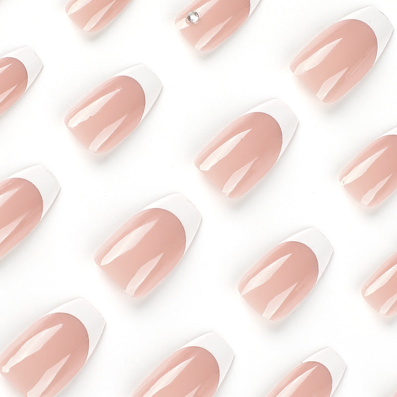 Glamorous artificial nails with French manicure Stornfield