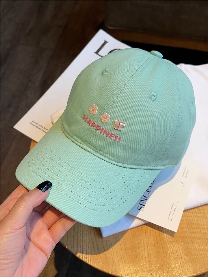 Women's Embroidered Happiness Baseball Cap Stornfield