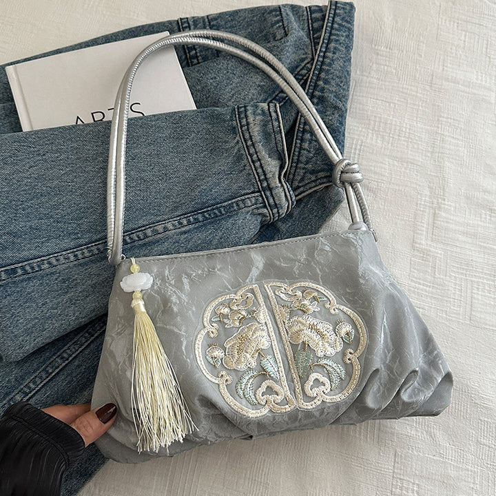Elegant Embroidered Evening Handbag