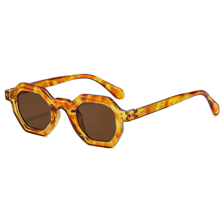 Women's octagonal sunglasses with stylish pattern and UV protection Stornfield
