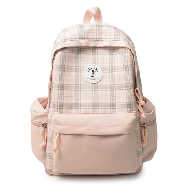 Stylish Plaid Backpack Stornfield