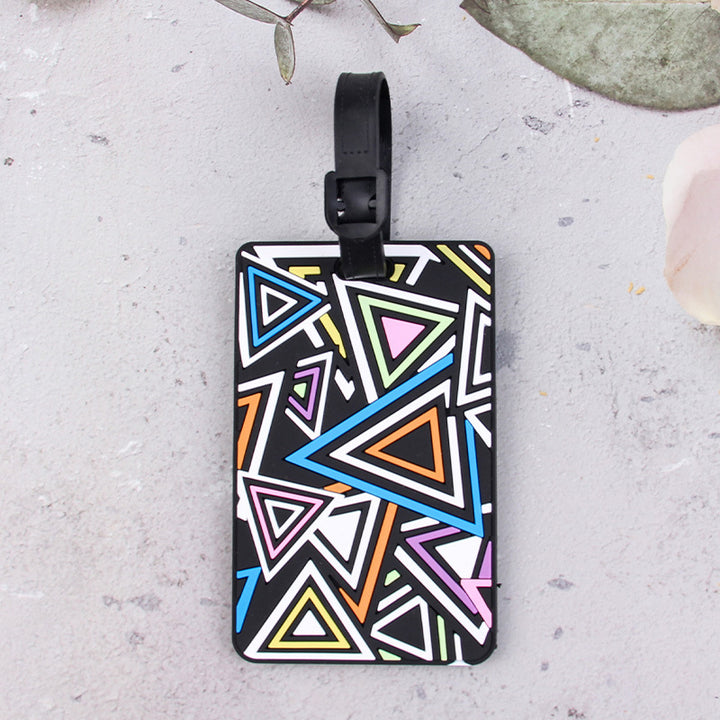 Geometric Pattern Luggage Tag Stornfield