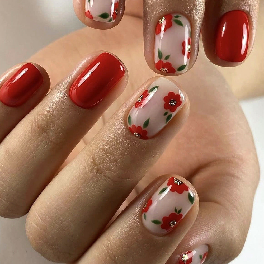 Floral Gel Nail Art Set Stornfield