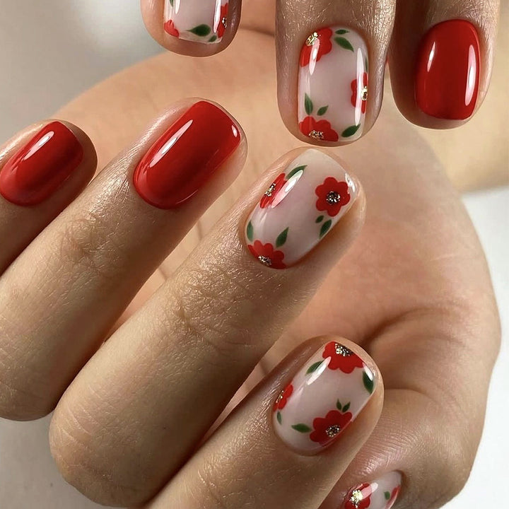 Floral Gel Nail Art Set Stornfield