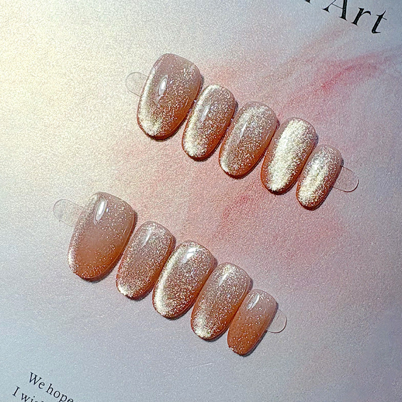 Elegant French Tip Press-On Nails Stornfield