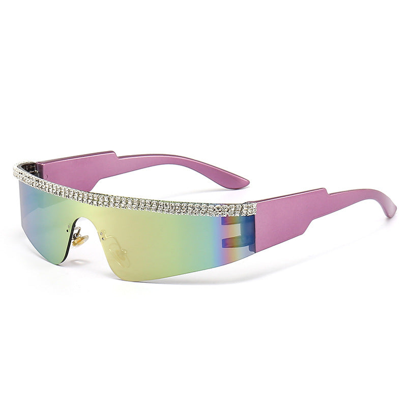Women's Fashion Glamour Sunglasses with Rhinestone-Embellished Frame Stornfield