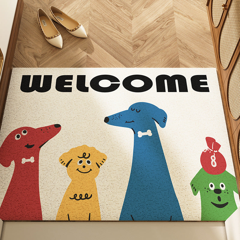 Decorative Heart Pattern Area Mat