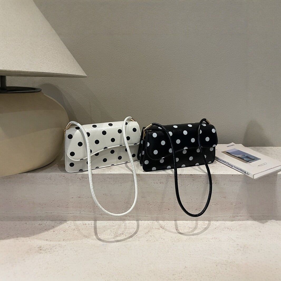 Elegant Polka Dot Evening Handbag