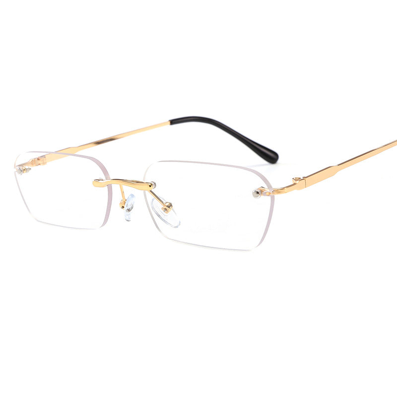 Women's fashionable rectangular sunglasses with luxurious metal frame Stornfield