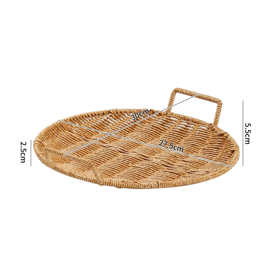 Handwoven Decorative Serving Basket Stornfield