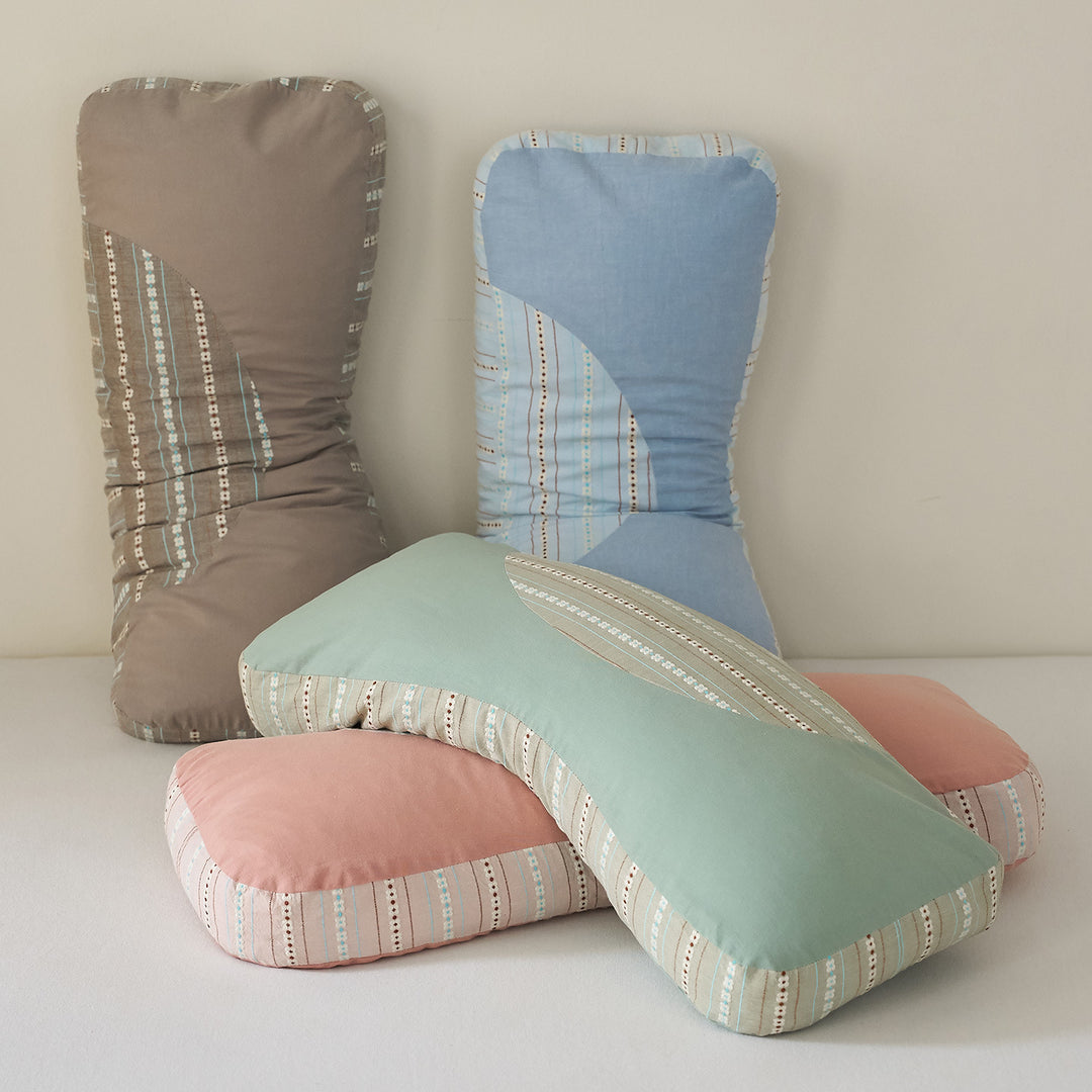 Ergonomic Sleep Pillow with Fine Pattern Structure Stornfield