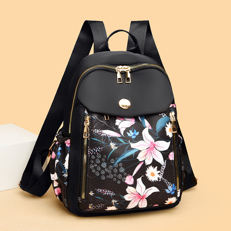 Floral Print Backpack Stornfield