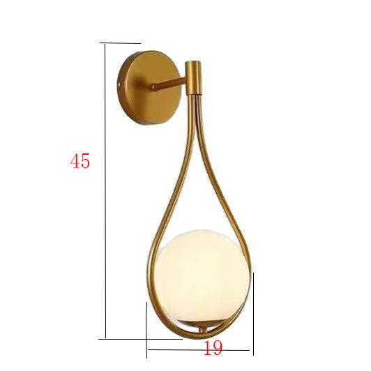 Modern Elegant Orb Wall Sconce