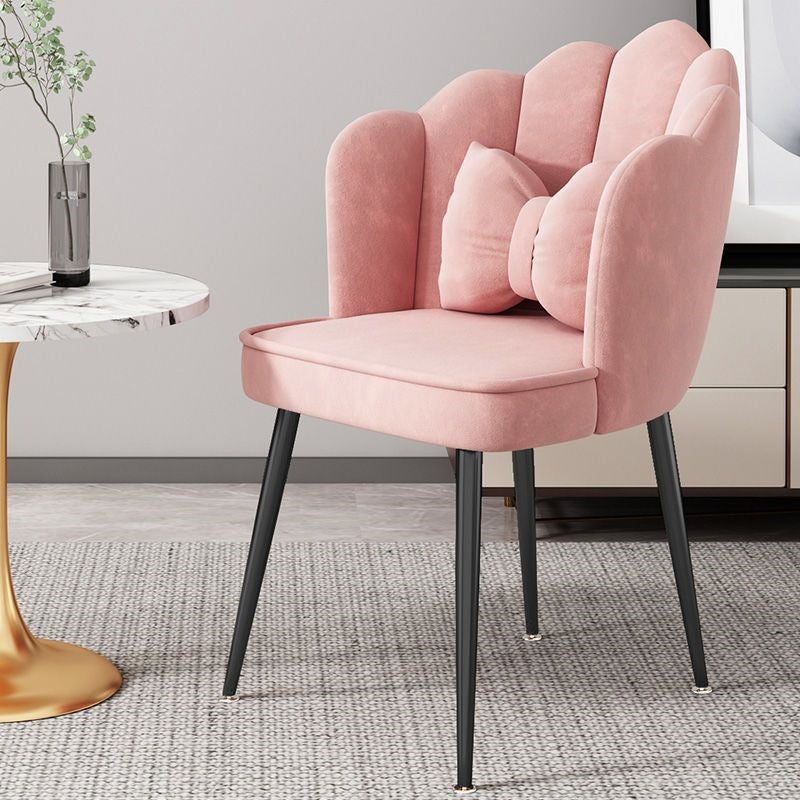 Modern Accent Chair with Gold Legs Stornfield