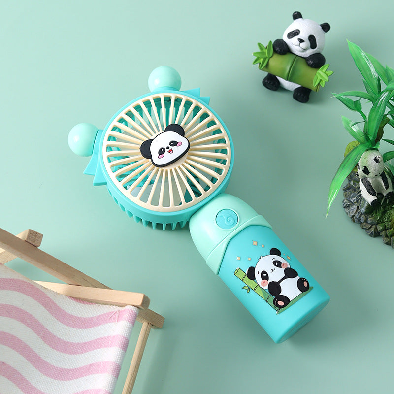 Unisex Portable Panda Fan with Integrated Spray Function Stornfield