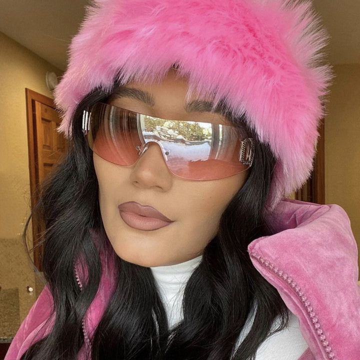 Women's sporty sunglasses in futuristic shield design Stornfield