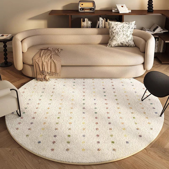 Playful Round Area Rug