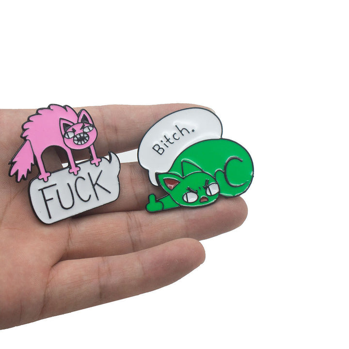 Whimsical Cartoon Enamel Pin Stornfield
