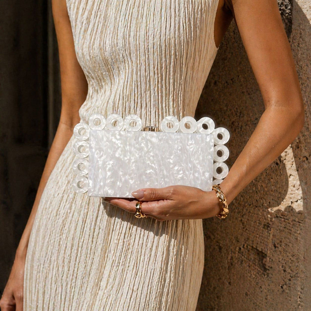 Glamorous Metallic Clutch