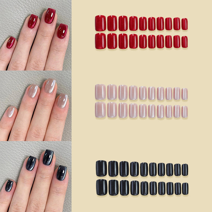 Elegant Press-On Nail Art Set with Sparkling Designs Stornfield