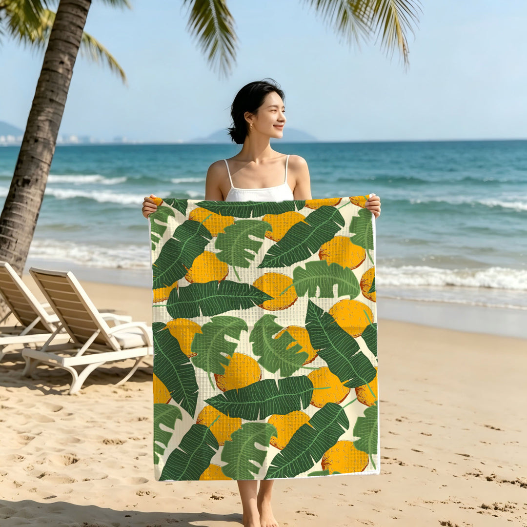 Structured dish towels with floral patterns Stornfield