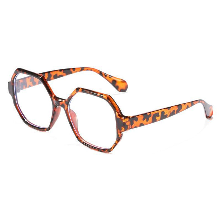 Women's fashionable sunglasses with hexagonal frame and UV protection Stornfield
