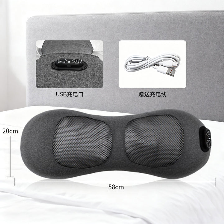Ergonomic Heating and Massage Pillow Stornfield