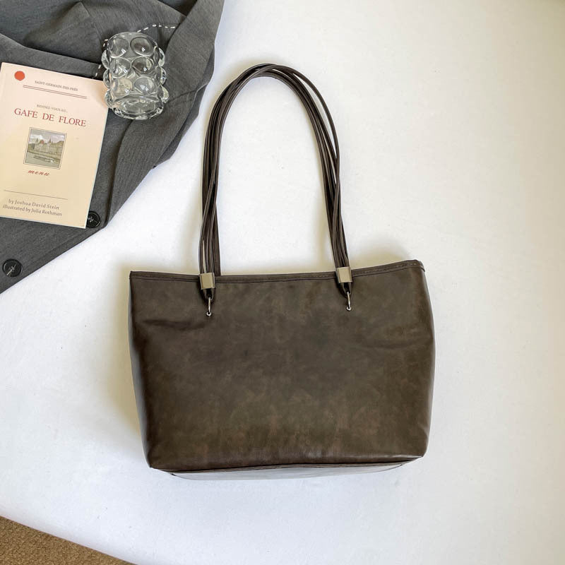 Versatile Everyday Vegan Leather Tote