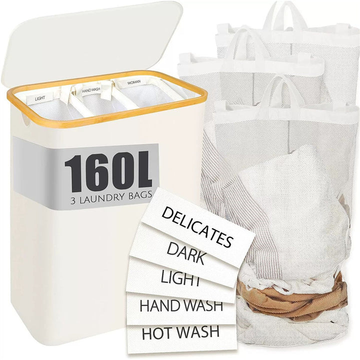 Laundry basket with compartments Stornfield