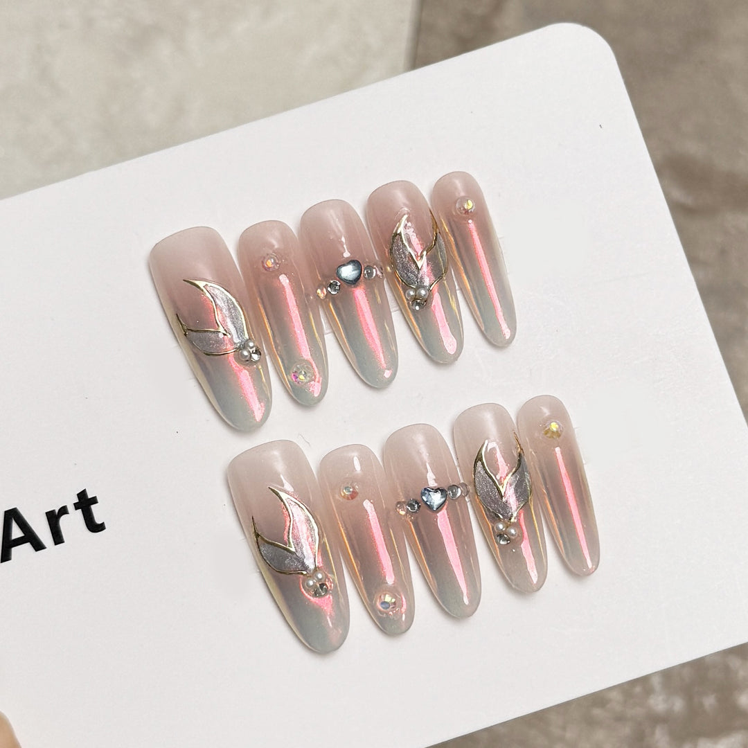Elegant Stiletto Press-On Nail Enhancements Stornfield