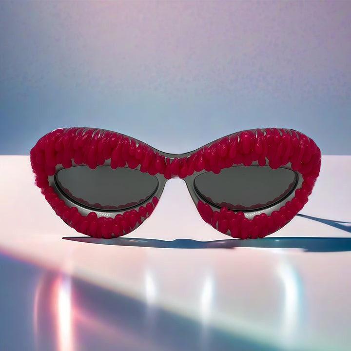 Women's extravagant cat-eye sunglasses with decorative frame Stornfield